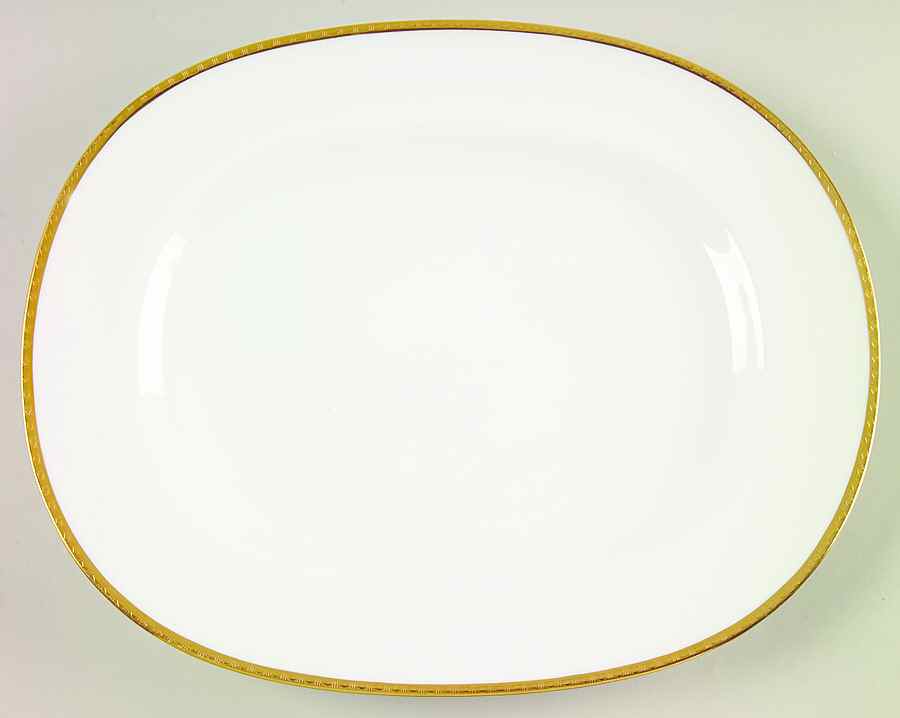 Golden Heritage 12" Oval Serving Platter by Minton-1