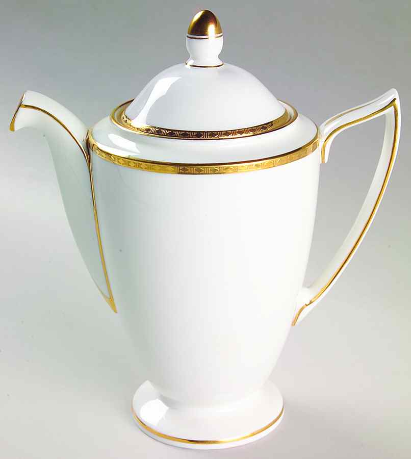 Golden Heritage Mini Coffee Pot & Lid by Minton-1
