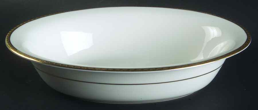 Golden Heritage 10" Oval Vegetable Bowl by Minton-1