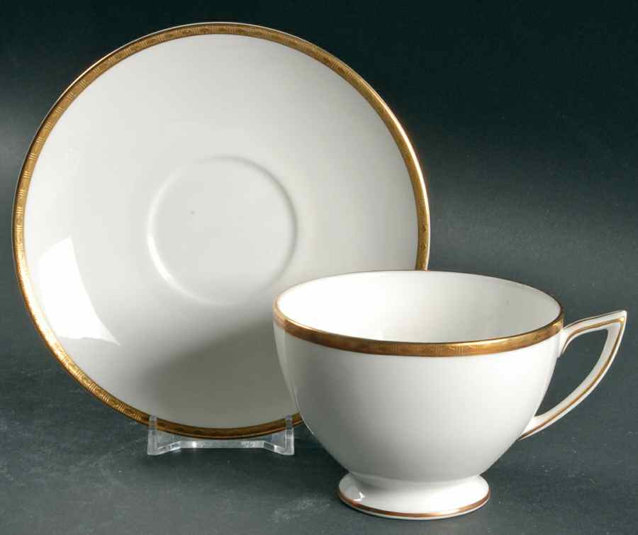Golden Heritage Footed Cup & Saucer Set by Minton-1