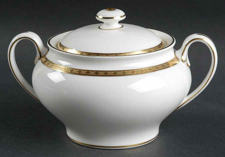 Golden Heritage Sugar Bowl & Lid by Minton-1