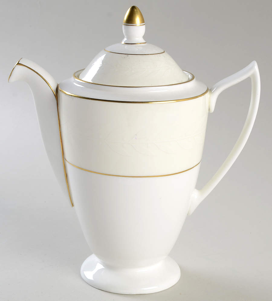 Gold Laurel Coffee Pot & Lid by Minton-1