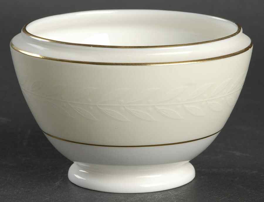 Gold Laurel Mini Open Sugar Bowl by Minton-1