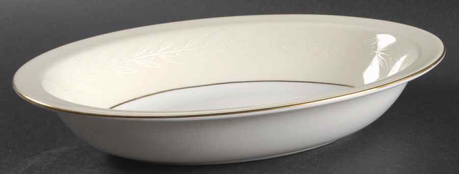 Gold Laurel 10" Oval Vegetable Bowl by Minton-1