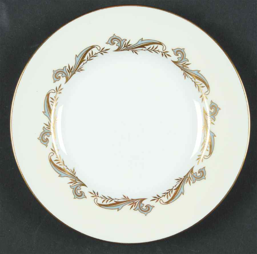 Gold Laurentian Bread & Butter Plate by Minton-1