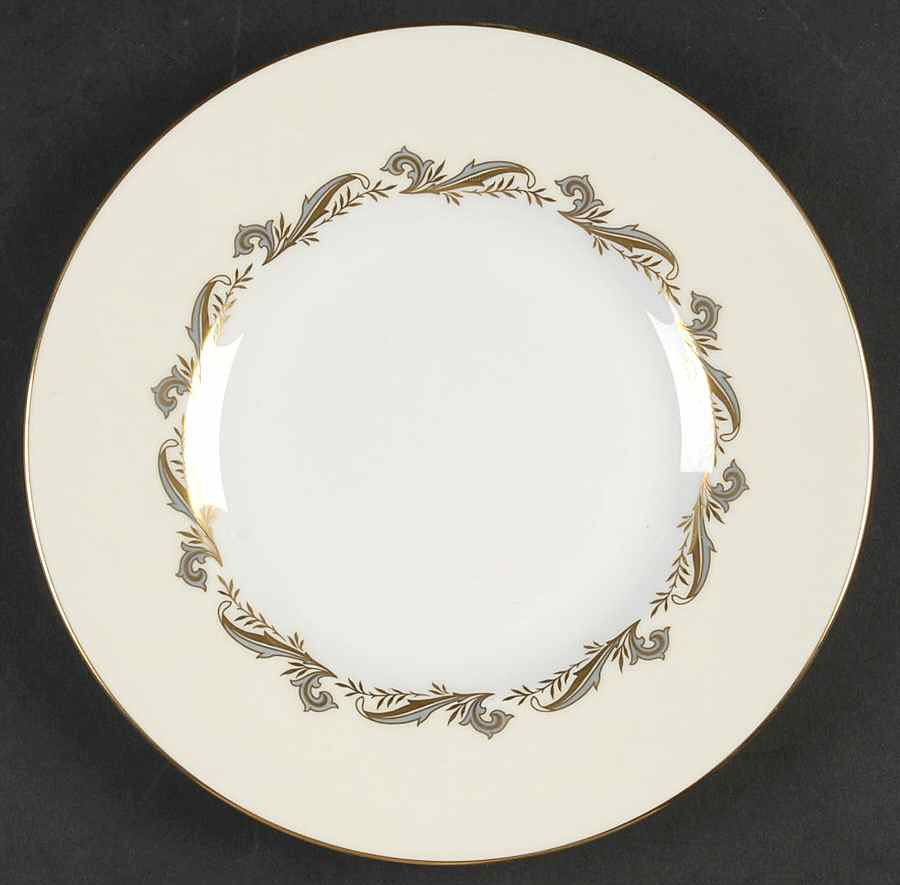 Gold Laurentian Luncheon Plate by Minton-1