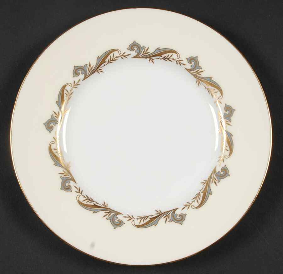 Gold Laurentian Salad Plate by Minton-1