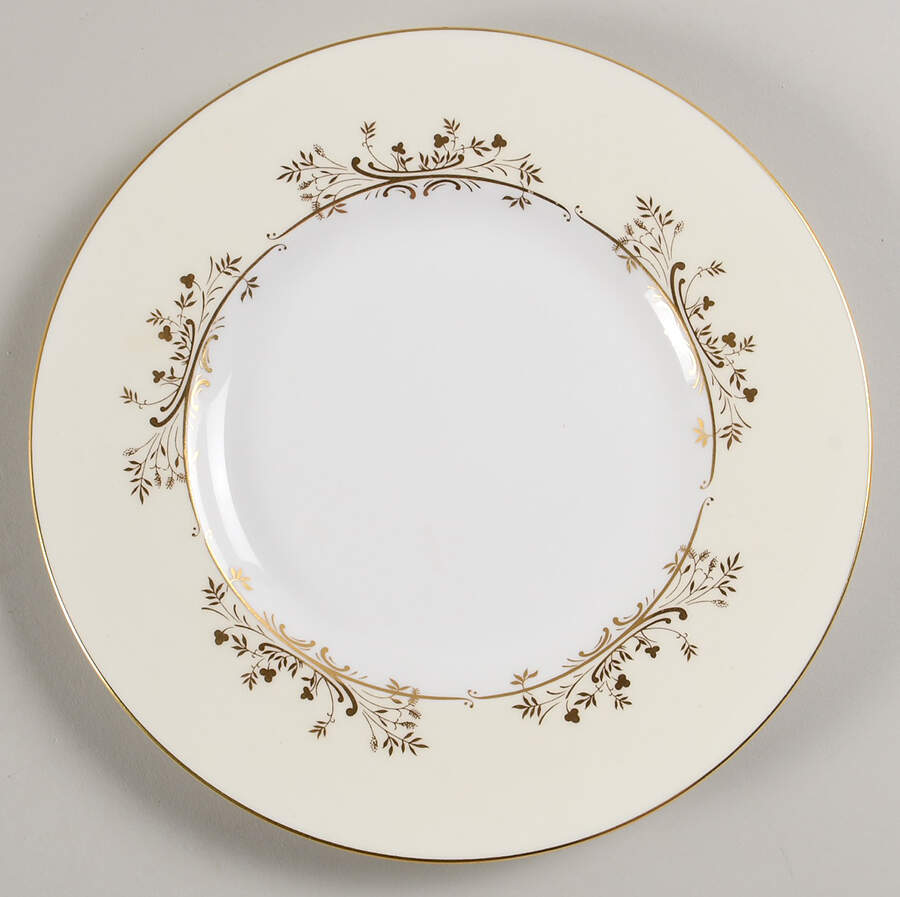 Gold Pandora Luncheon Plate by Minton-1