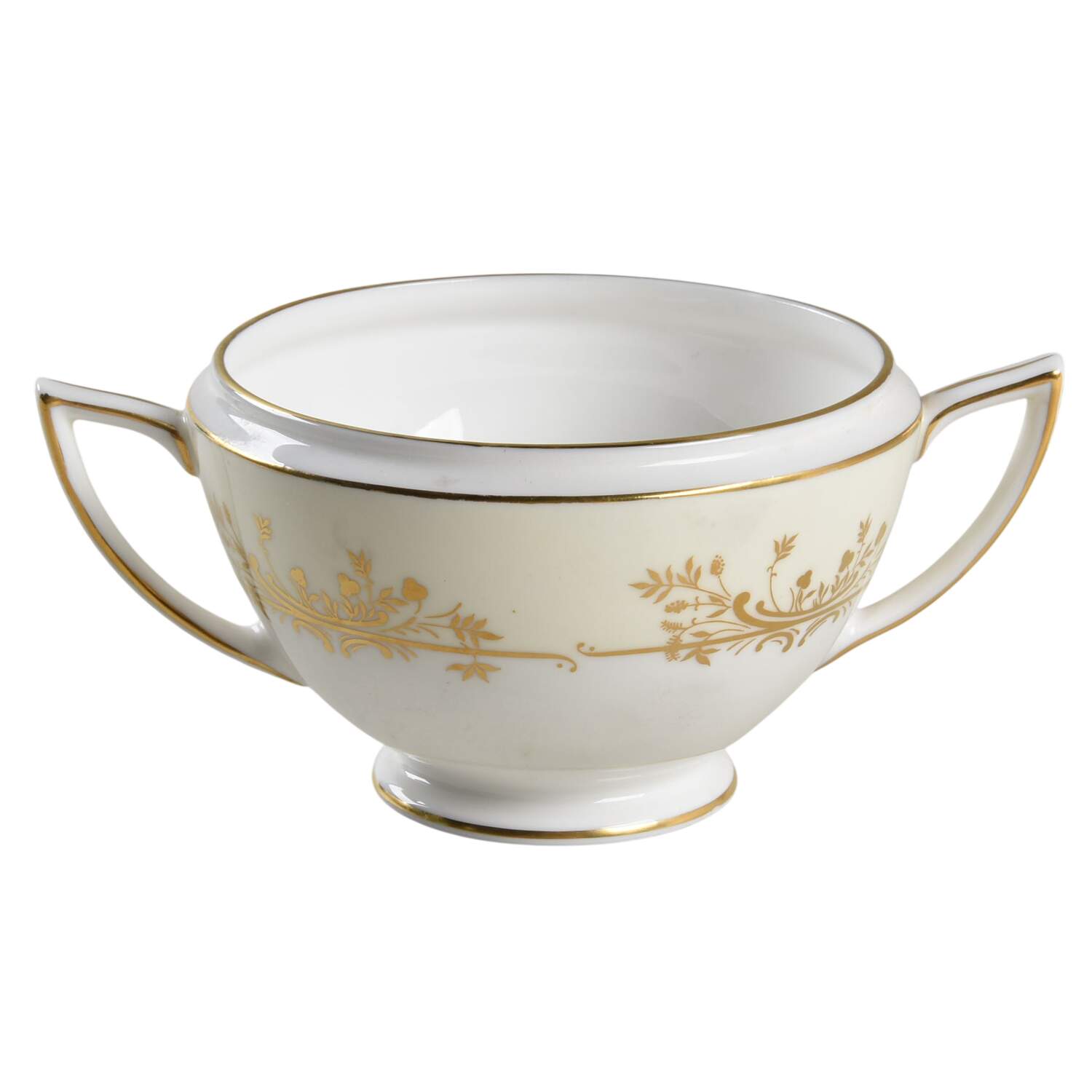 Gold Pandora Sugar Bowl No Lid by Minton-1