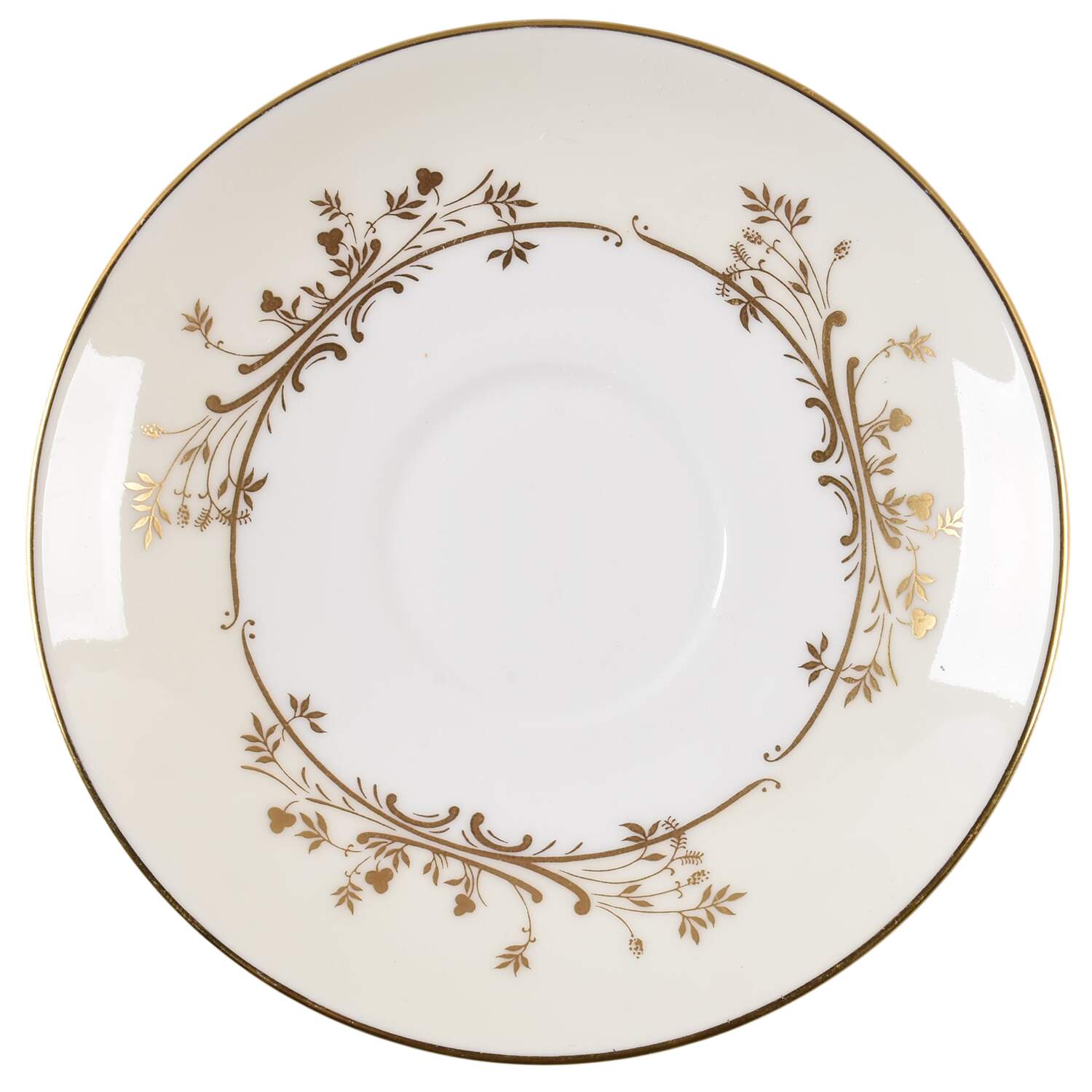 Gold Pandora Saucer by Minton-1