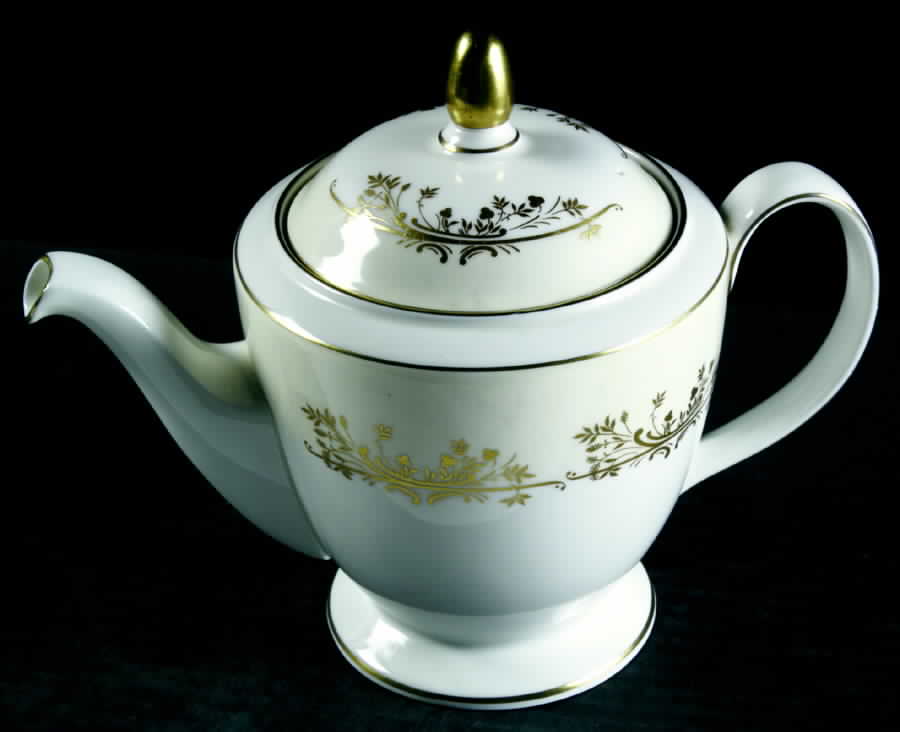 Gold Pandora Teapot & Lid by Minton-1