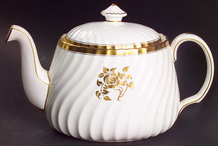 Gold Rose Small Teapot & Lid by Minton-1