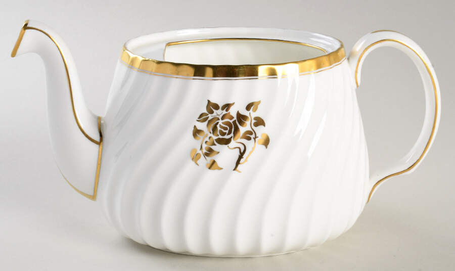 Gold Rose Teapot No Lid by Minton-1