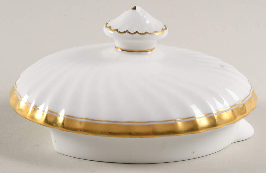 Gold Rose Lid for Teapot by Minton-1