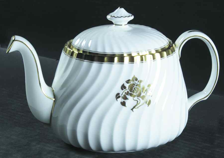 Gold Rose Small Teapot & Lid by Minton-1