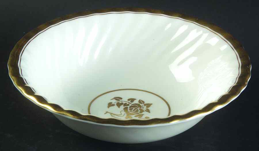 Gold Rose Coupe Cereal Bowl by Minton-1