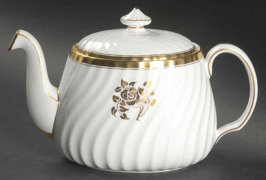 Gold Rose Small Teapot & Lid by Minton-1