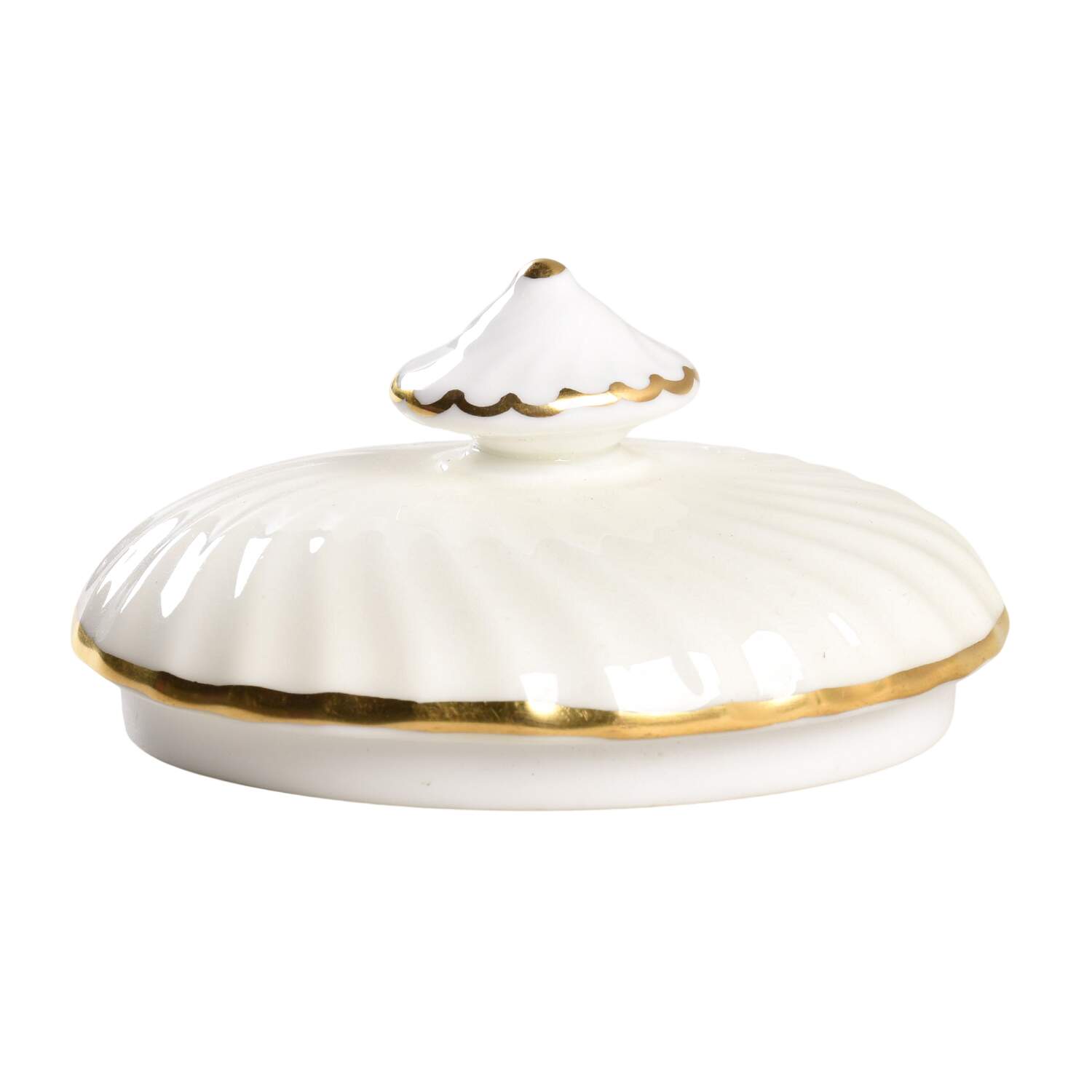 Golden Symphony Lid for Sugar Bowl by Minton-1