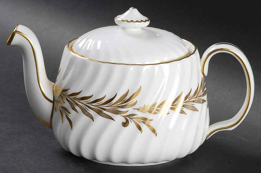 Golden Symphony Individual Teapot & Lid by Minton-1