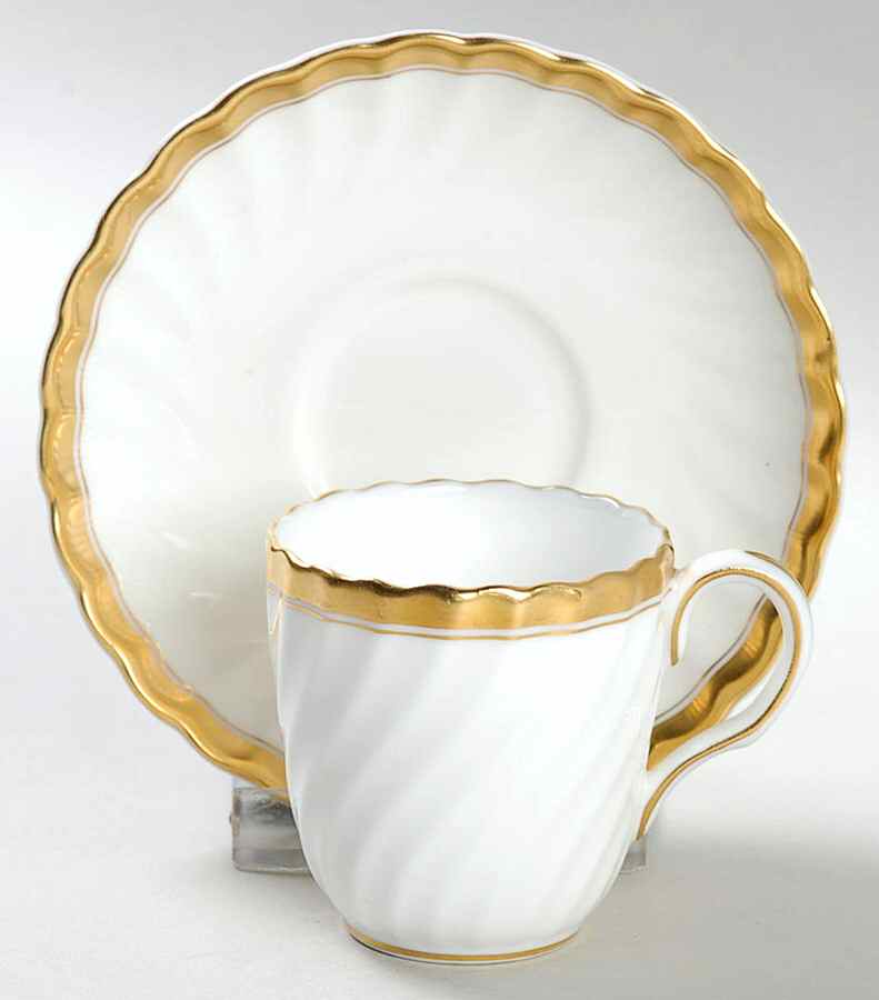 Granada Flat Demitasse Cup & Saucer Set by Minton-1
