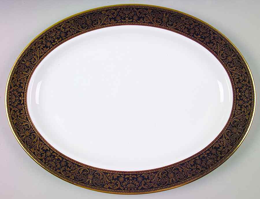 Grandee 16" Oval Serving Platter by Minton-1