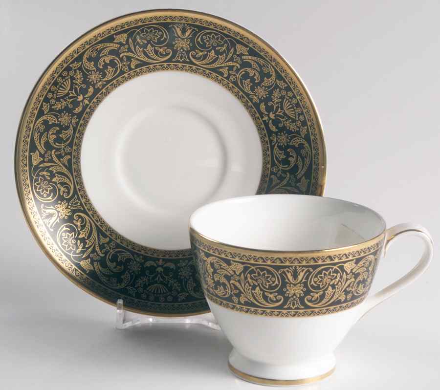 Grandee Footed Cup & Saucer Set by Minton-1