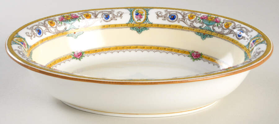 Grasmere 9" Oval Vegetable Bowl by Minton-1