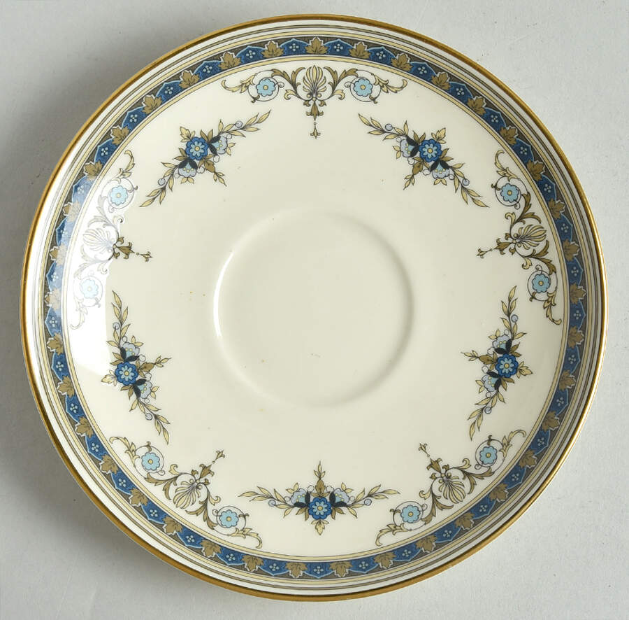 Grasmere Blue Saucer by Minton-1
