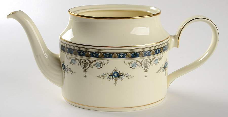 Grasmere Blue Teapot No Lid by Minton-1