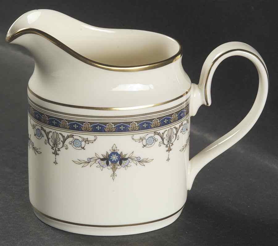 Grasmere Blue Creamer by Minton-1