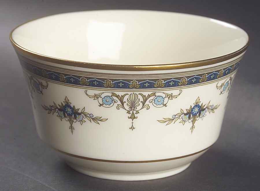 Grasmere Blue Open Sugar Bowl by Minton-1