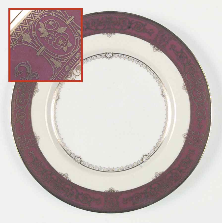Grasmere Crimson Dinner Plate by Minton-1