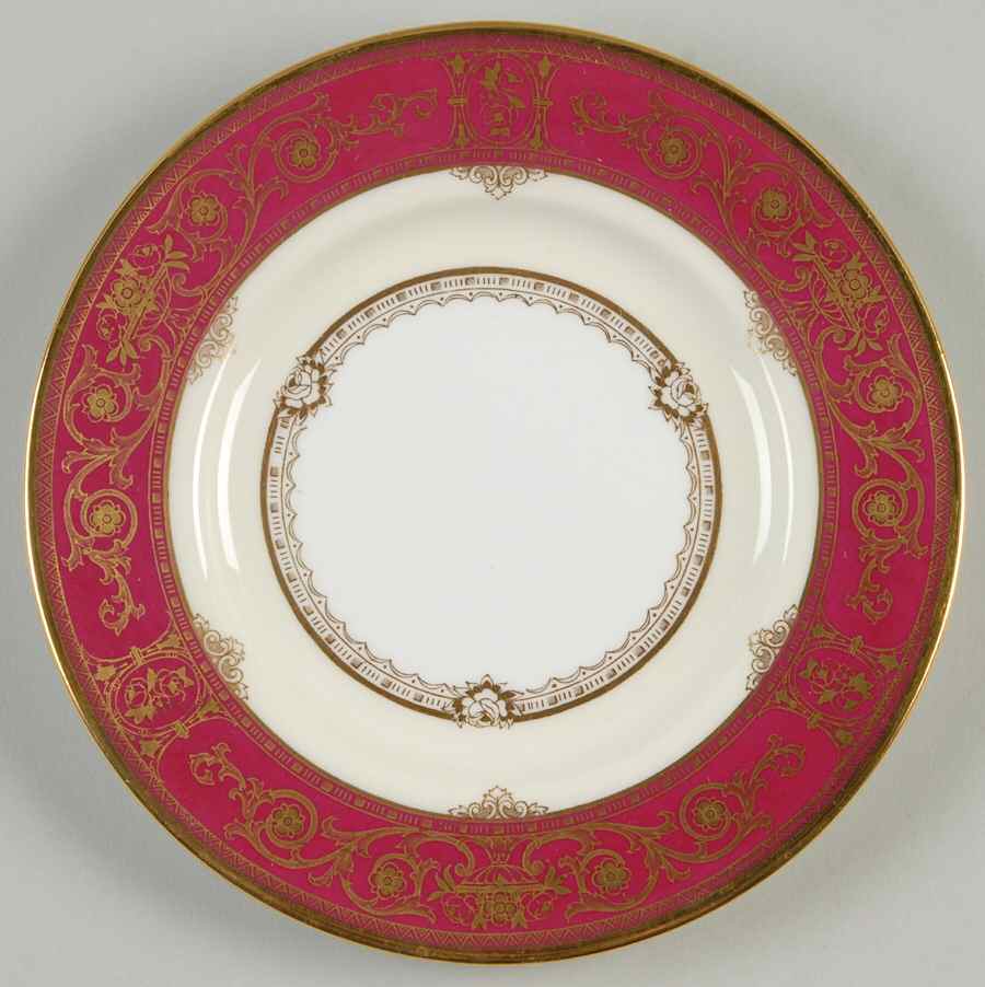 Grasmere Crimson Bread & Butter Plate by Minton-1