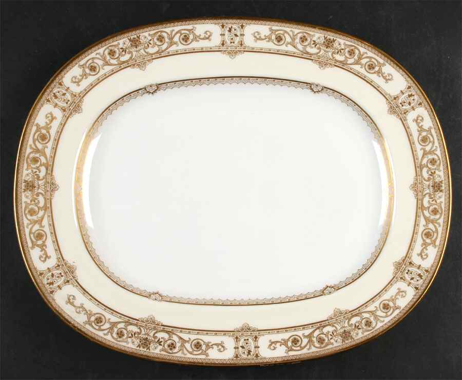 Grasmere Gold 14" Oval Serving Platter by Minton-1