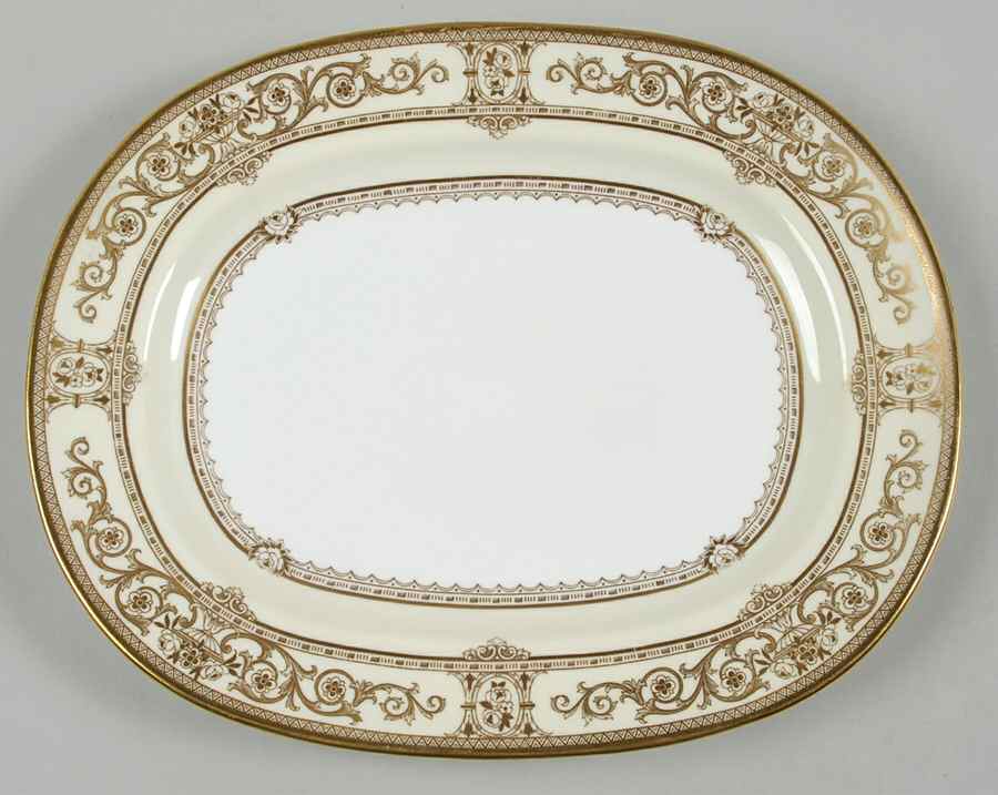 Grasmere Gold 10" Oval Serving Platter by Minton-1