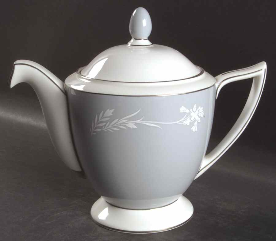 Grey Cameo Teapot & Lid by Minton-1