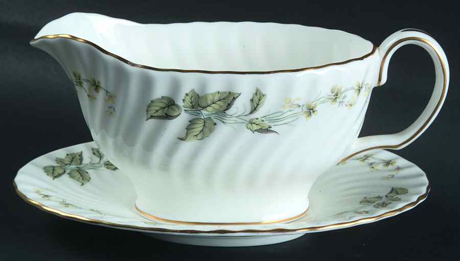 Greenwich Gravy Boat & Underplate by Minton-1