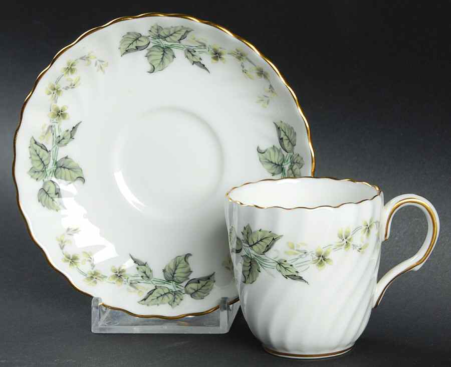 Greenwich Flat Demitasse Cup & Saucer Set by Minton-1