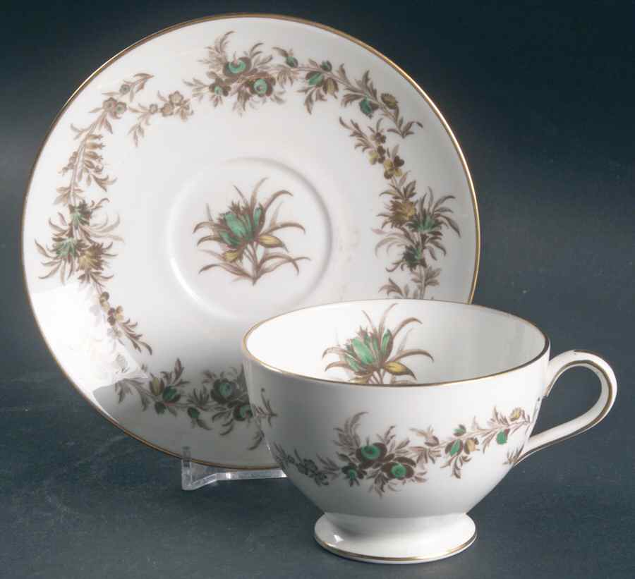 Greenbriar Footed Cup & Saucer Set by Minton-1