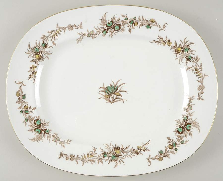 Greenbriar 16" Oval Serving Platter by Minton-1