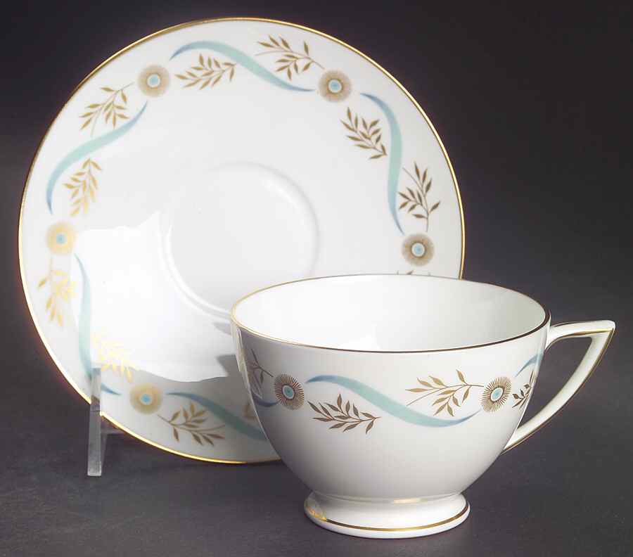 Grenadier Footed Cup & Saucer Set by Minton-1