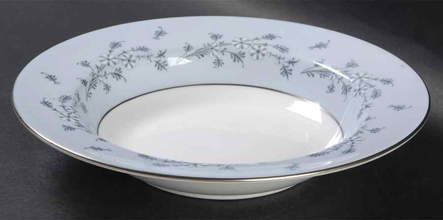 Grey Mist Rim Soup Bowl by Minton-1