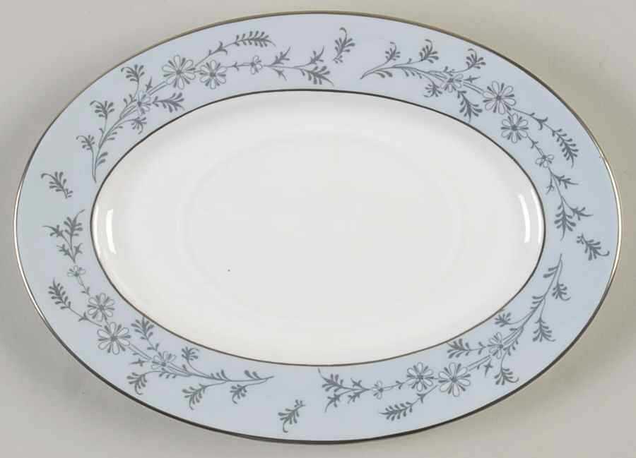 Grey Mist Underplate for Gravy Boat by Minton-1