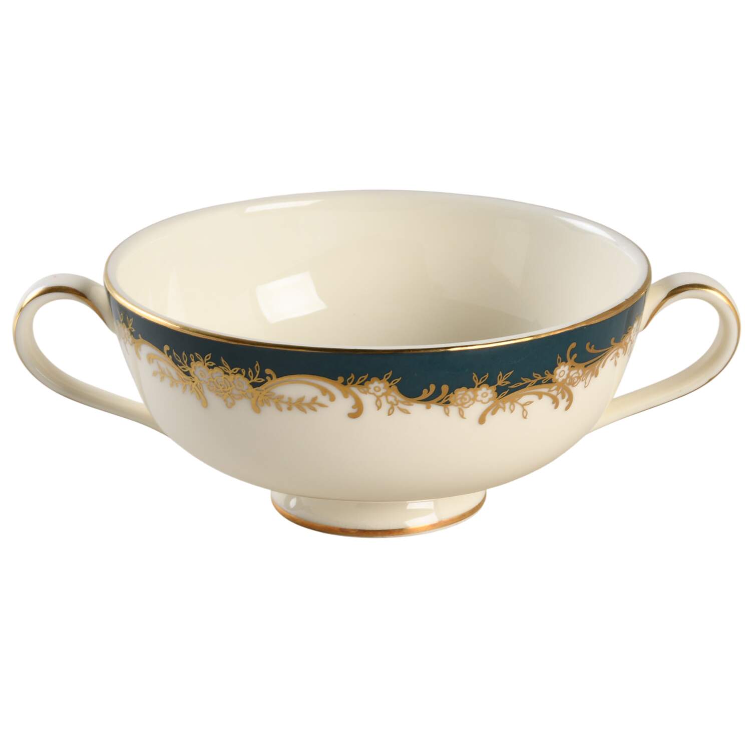 Grosvenor Footed Cream Soup Bowl by Minton-1