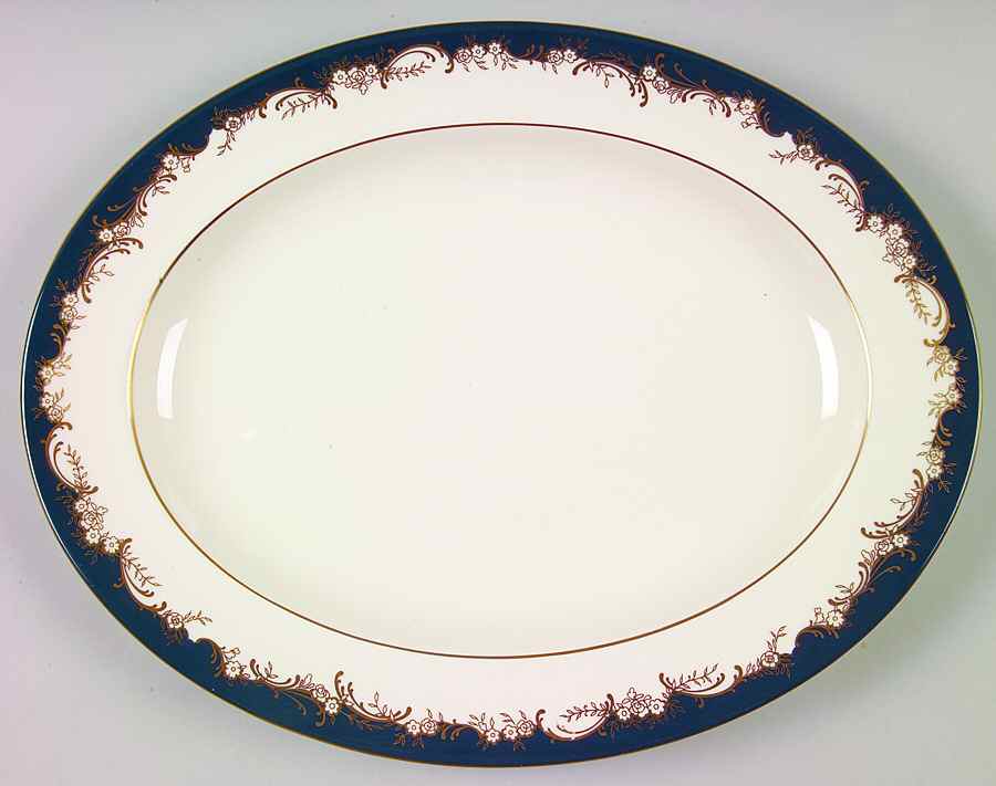 Grosvenor 13" Oval Serving Platter by Minton-1