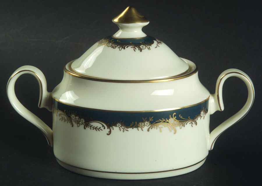 Grosvenor Mini Sugar Bowl & Lid by Minton-1