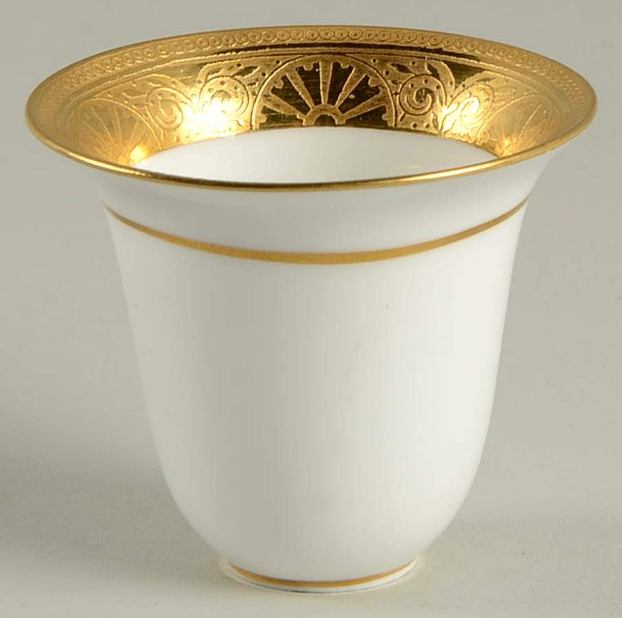 H1032 Gold Encrusted Bell Shape Demitasse Liner by Tiffany-1