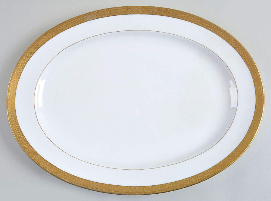 H1346 17" Oval Serving Platter by Minton-1