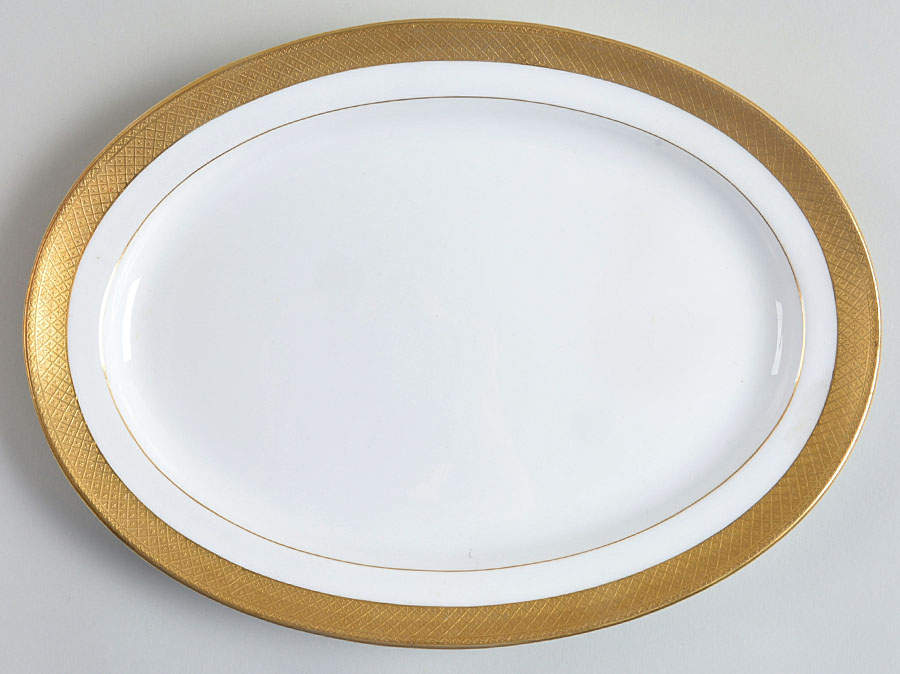 H1346 11" Oval Serving Platter by Minton-1