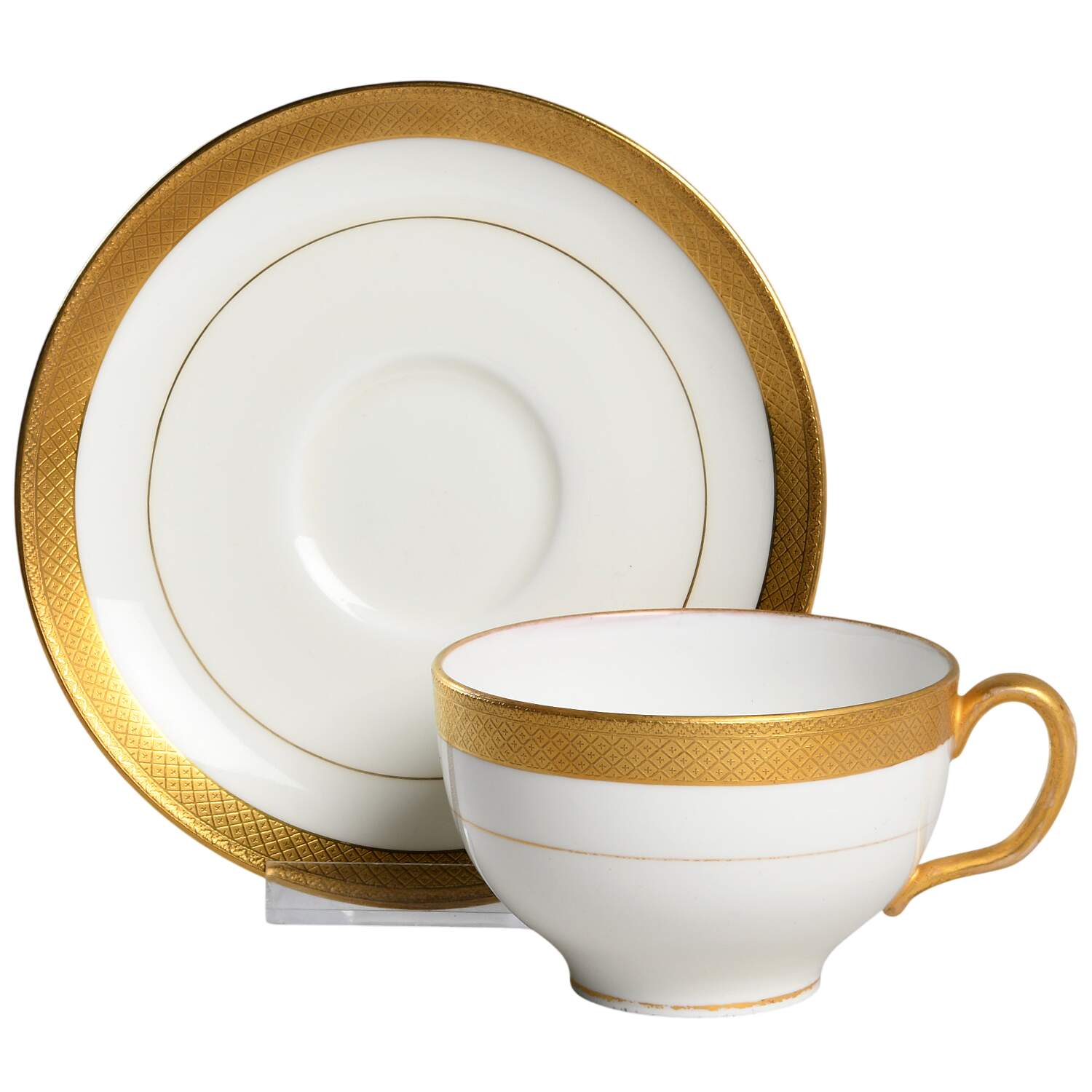 H1346 Footed Cup & Saucer Set by Minton-1